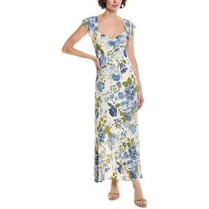 Reveriee Womens  Maxi Dress, Blue